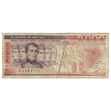 Banconote, Messico, 5000 Pesos, 1987, 1987-02-24, KM:88b, MB+