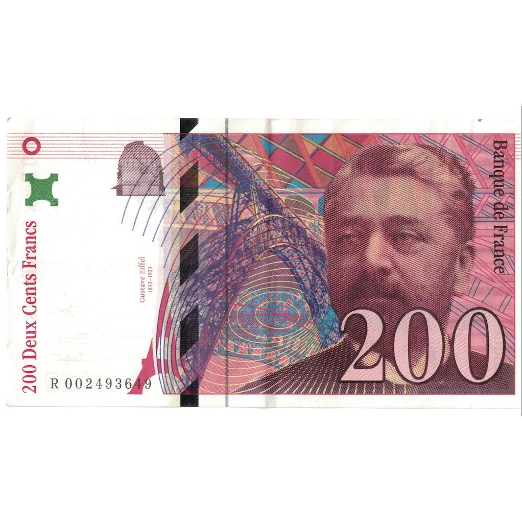 Frankrijk, 200 Francs, Eiffel, 1995, R.002493649, SUP, Fayette:75.01, KM:159a
