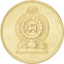Sri Lanka, 5 Rupees, 1986, AU(55-58), Nickel-brass, KM:148.2