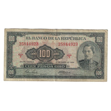 Nota, Colômbia, 100 Pesos Oro, 1964, 1964-01-01, KM:403b, F(12-15)