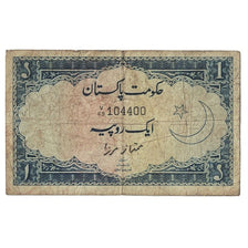 Nota, Paquistão, 1 Rupee, Undated (1964), KM:9a, F(12-15)