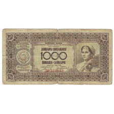Banknote, Yugoslavia, 1000 Dinara, 1946, KM:67a, F(12-15)