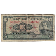 Billete, 100 Pesos Oro, 1960, Colombia, 1960-01-01, KM:403b, RC+