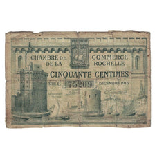 Francia, La Rochelle, 50 Centimes, 1915, B+, Pirot:66-1