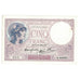 France, 5 Francs, Violet, 1940, R.66960, TTB+, Fayette:04.16, KM:83