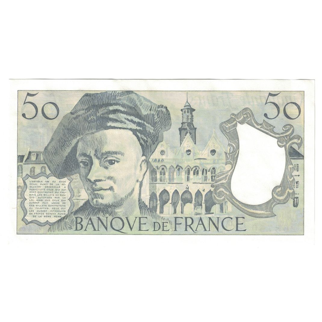 Francia, 50 Francs, Quentin de La Tour, 1987, Z.47, SC+, Fayette:67.13, KM:152c