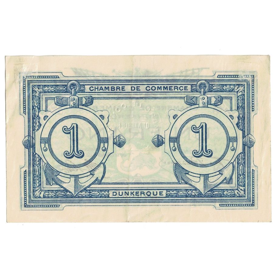 France, Dunkerque, 1 Franc, 1919-1921, TTB+, Pirot:54-05