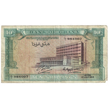 Banknote, Ghana, 10 Shillings, 1958, KM:1a, F(12-15)