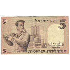 Banknote, Israel, 5 Lirot, 1958, KM:31a, VF(30-35)