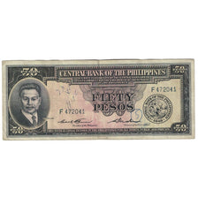 Banknote, Philippines, 50 Pesos, Undated (1949), KM:138a, VF(20-25)