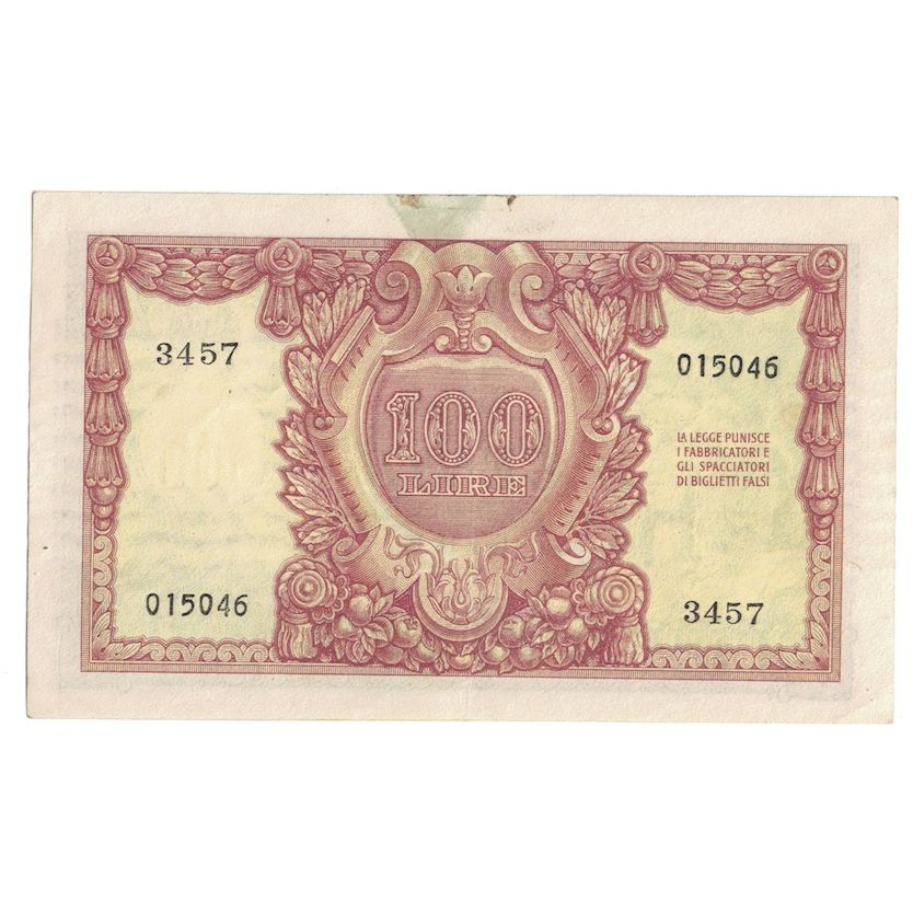 Banknote, Italy, 100 Lire, 1951, 1951-12-31, KM:92b, EF(40-45)