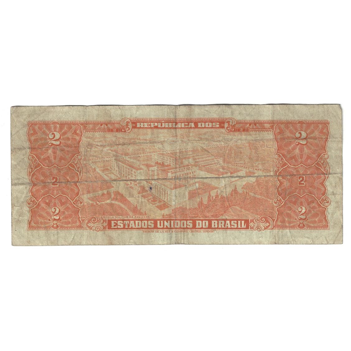Banconote, Brasile, 2 Cruzeiros, Undated (1956-58), KM:157Ab, B+