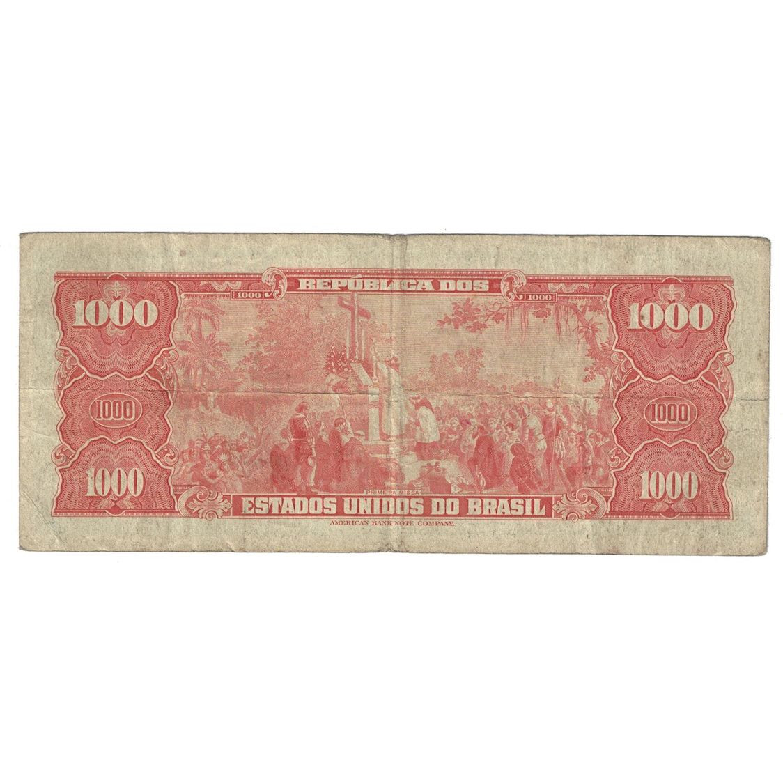 Nota, Brasil, 1000 Cruzeiros, ND(1961-1963), KM:173c, F(12-15)