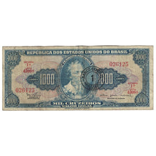 Banknot, Brazylia, 1 Cruzeiro Novo on 1000 Cruzeiros, Undated (1966-1967)