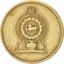 Coin, Sri Lanka, 5 Rupees, 1984, AU(50-53), Nickel-brass, KM:148.1