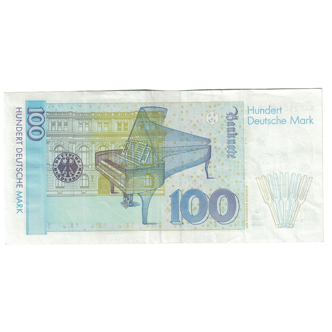 Banconote, GERMANIA - REPUBBLICA FEDERALE, 100 Deutsche Mark, 1996, 1996-01-02