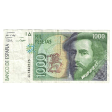 Banknot, Hiszpania, 1000 Pesetas, 1992, 1992-10-12, KM:163, VF(30-35)