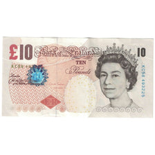 Geldschein, Großbritannien, 10 Pounds, 2012, KM:389d, VZ