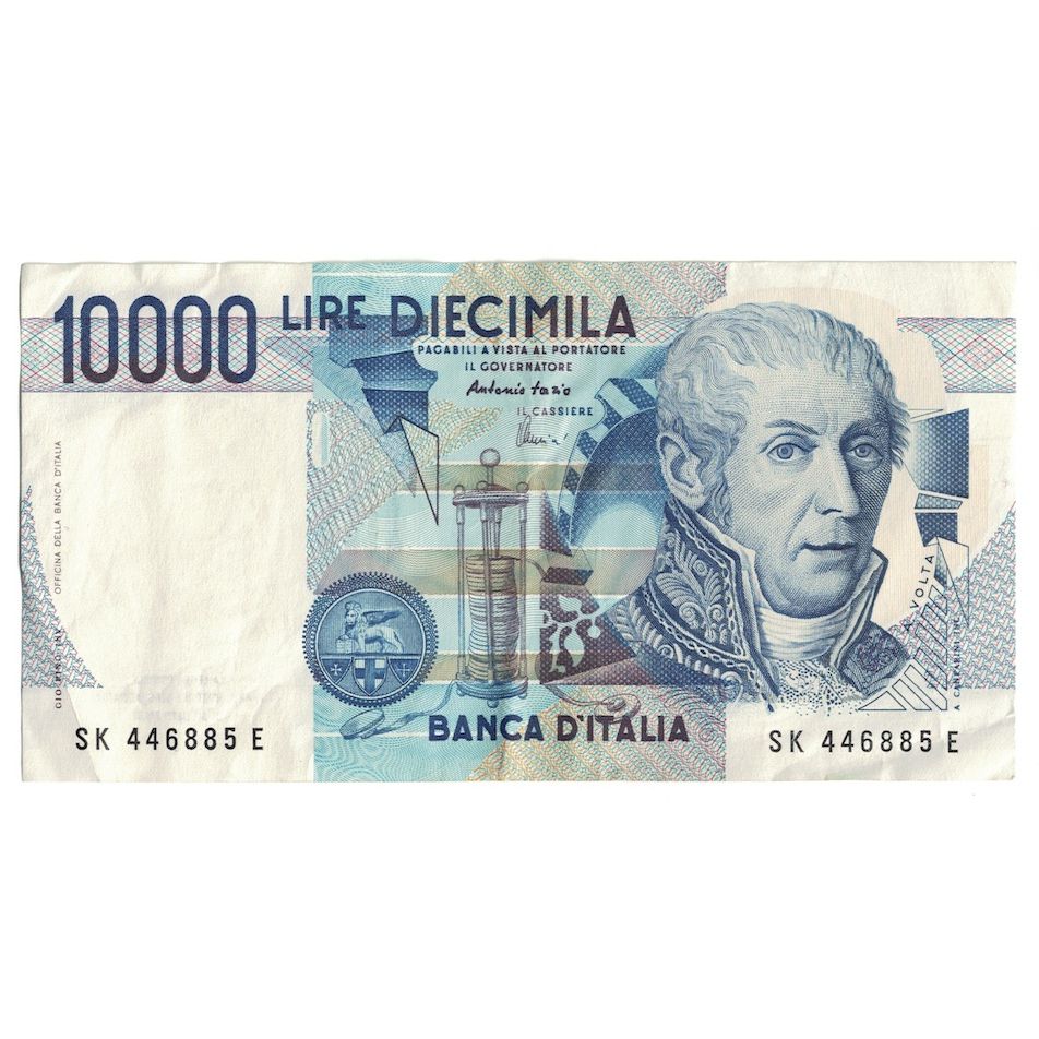 Banknote, Italy, 10,000 Lire, 1984, 1984-09-03, KM:112d, AU(50-53)