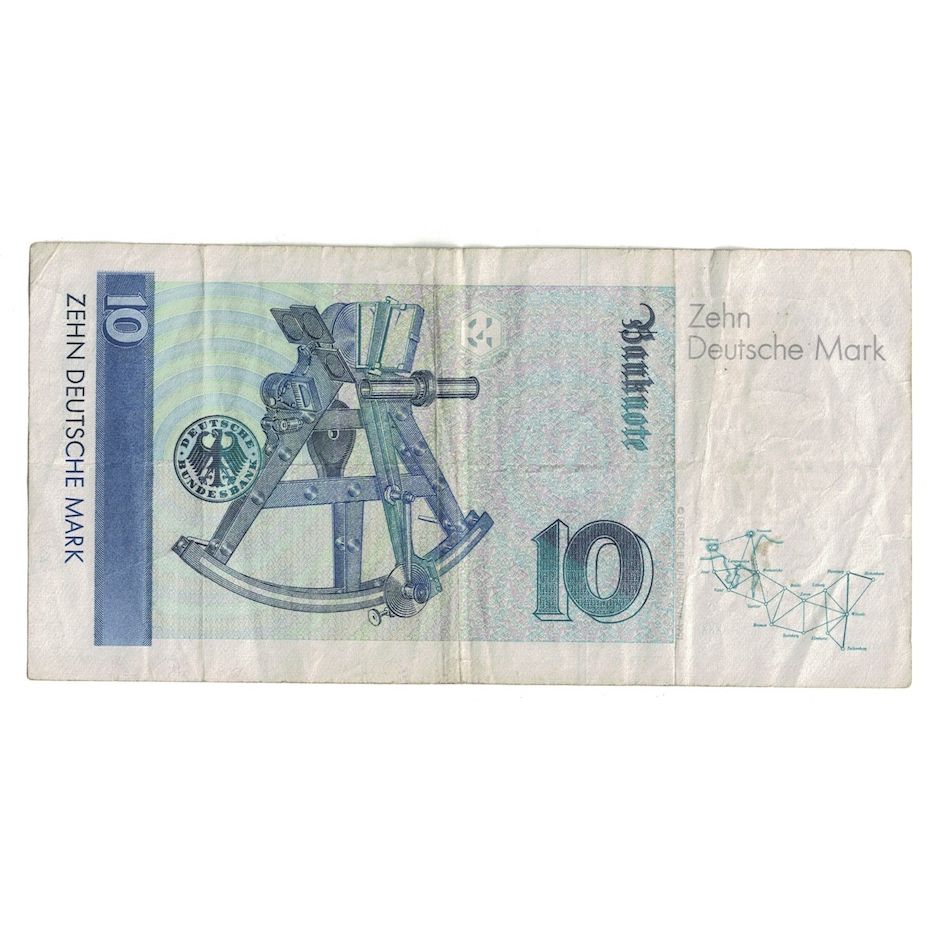Banconote, GERMANIA - REPUBBLICA FEDERALE, 10 Deutsche Mark, 1991, 1991-08-01
