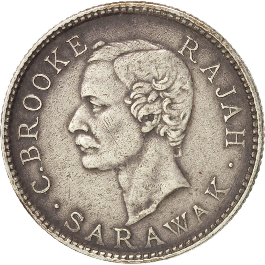 Coin, Sarawak, Charles J. Brooke, 5 Cents, 1900, Heaton, Birmingham, AU(50-53)