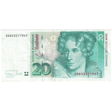 Banknote, GERMANY - FEDERAL REPUBLIC, 20 Deutsche Mark, 1991, 1991-08-01