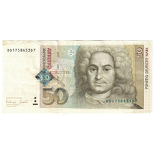 Banknot, Niemcy - RFN, 50 Deutsche Mark, 1996, 1996-01-02, KM:45, AU(50-53)