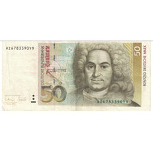 Banconote, GERMANIA - REPUBBLICA FEDERALE, 50 Deutsche Mark, 1993, 1993-10-01