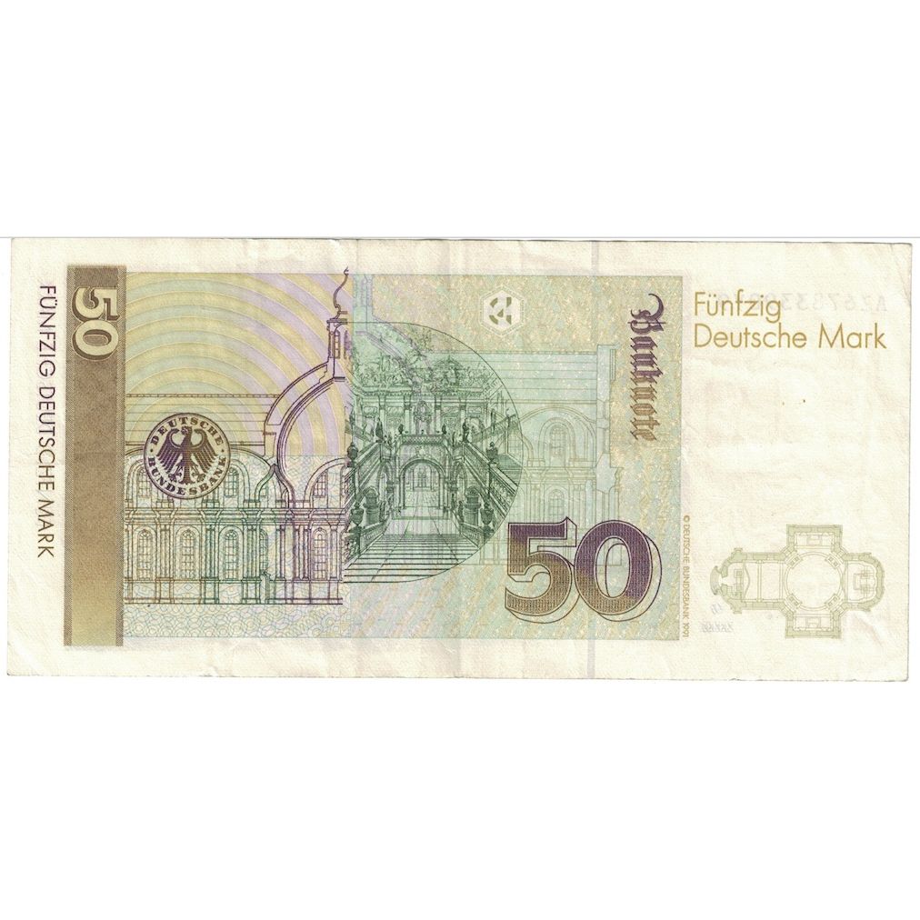 Banknote, GERMANY - FEDERAL REPUBLIC, 50 Deutsche Mark, 1993, 1993-10-01