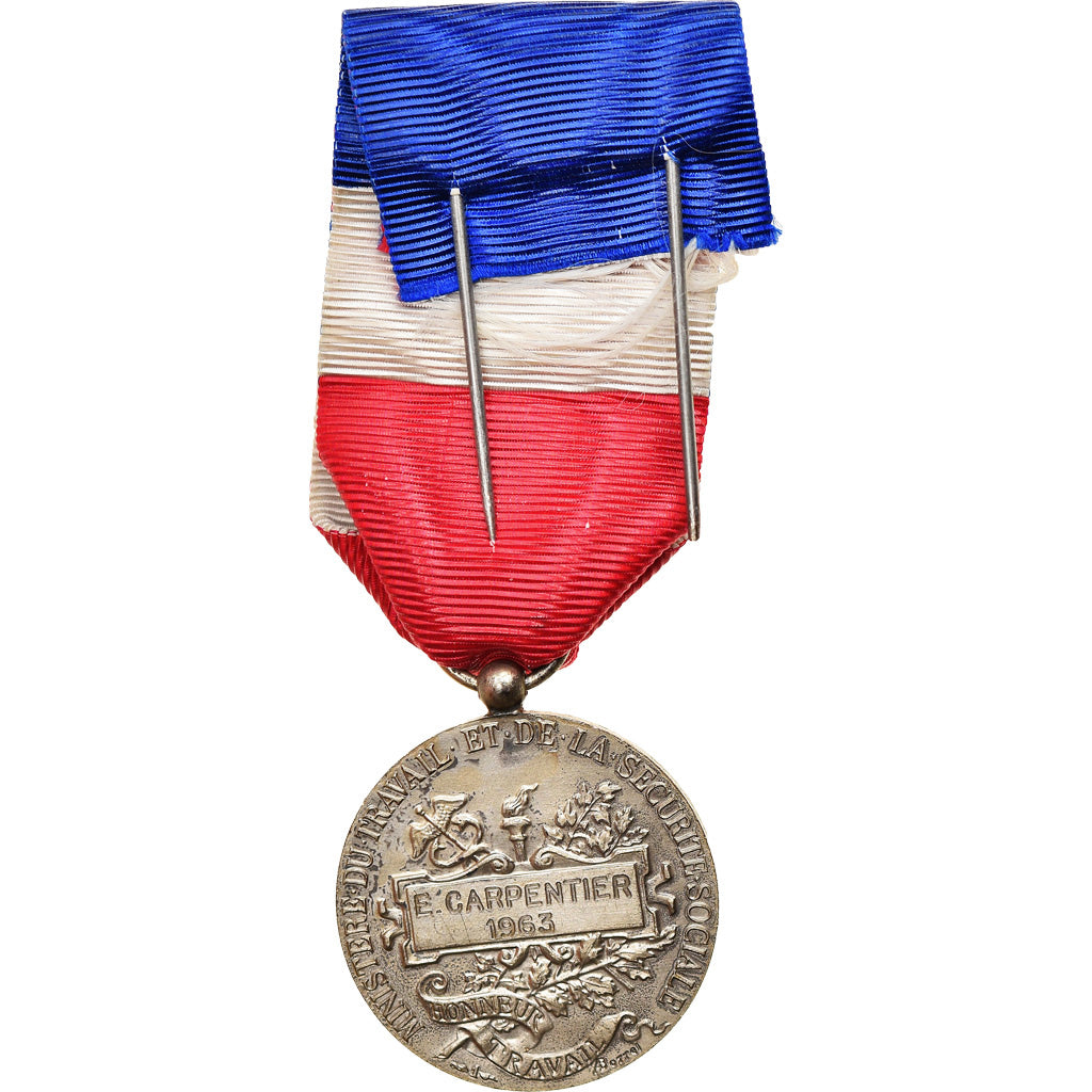 France, Ministère du Travail et de la Sécurité Sociale, Medal, 1963