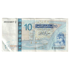 Banknote, Tunisia, 10 Dinars, 2005, 2005-11-07, KM:90, EF(40-45)