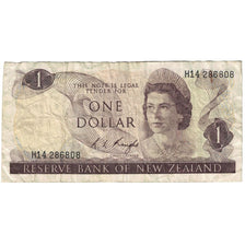 Biljet, Nieuw Zeeland, 1 Dollar, 1975-1977, KM:163c, TB
