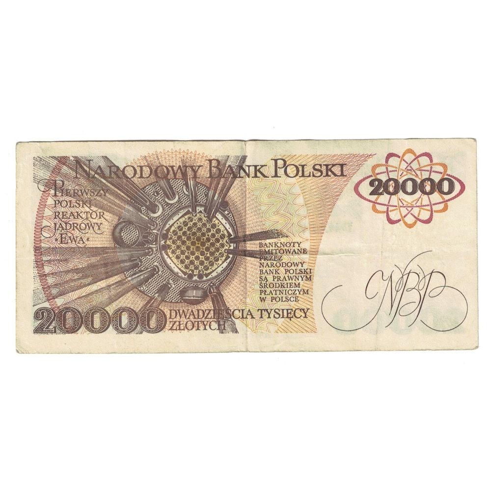 Geldschein, Polen, 20,000 Zlotych, 1989, 1989-02-01, KM:152a, SS