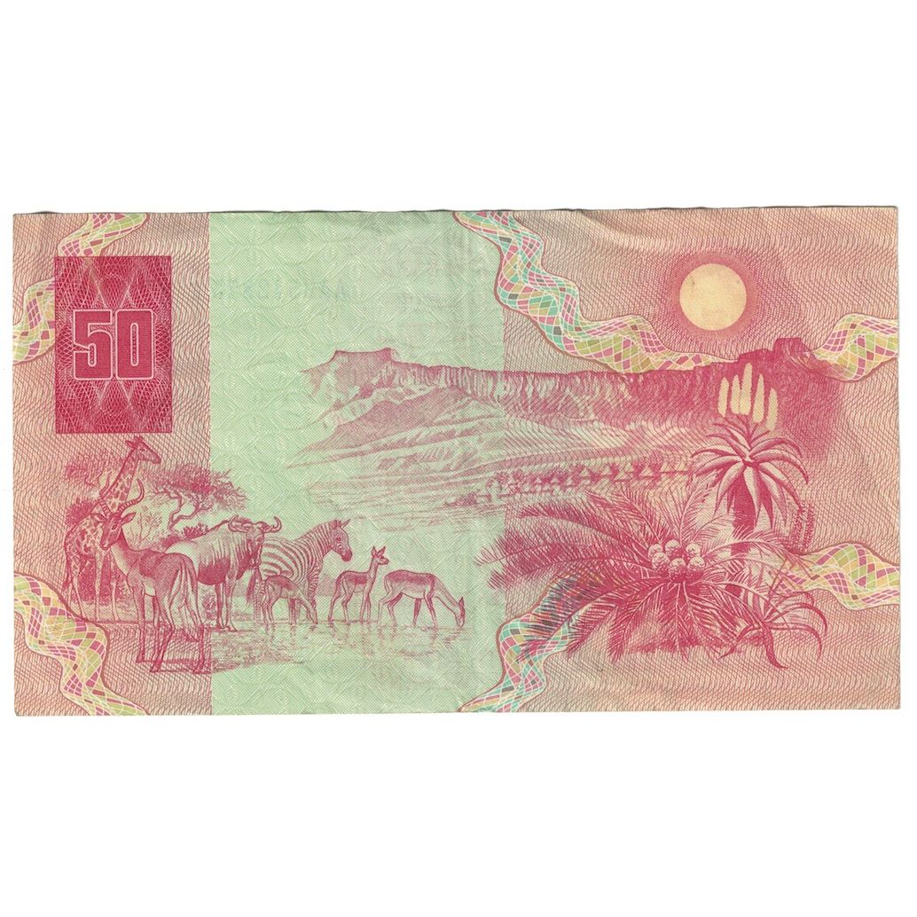Banknote, South Africa, 50 Rand, 1984, KM:122a, UNC(60-62)
