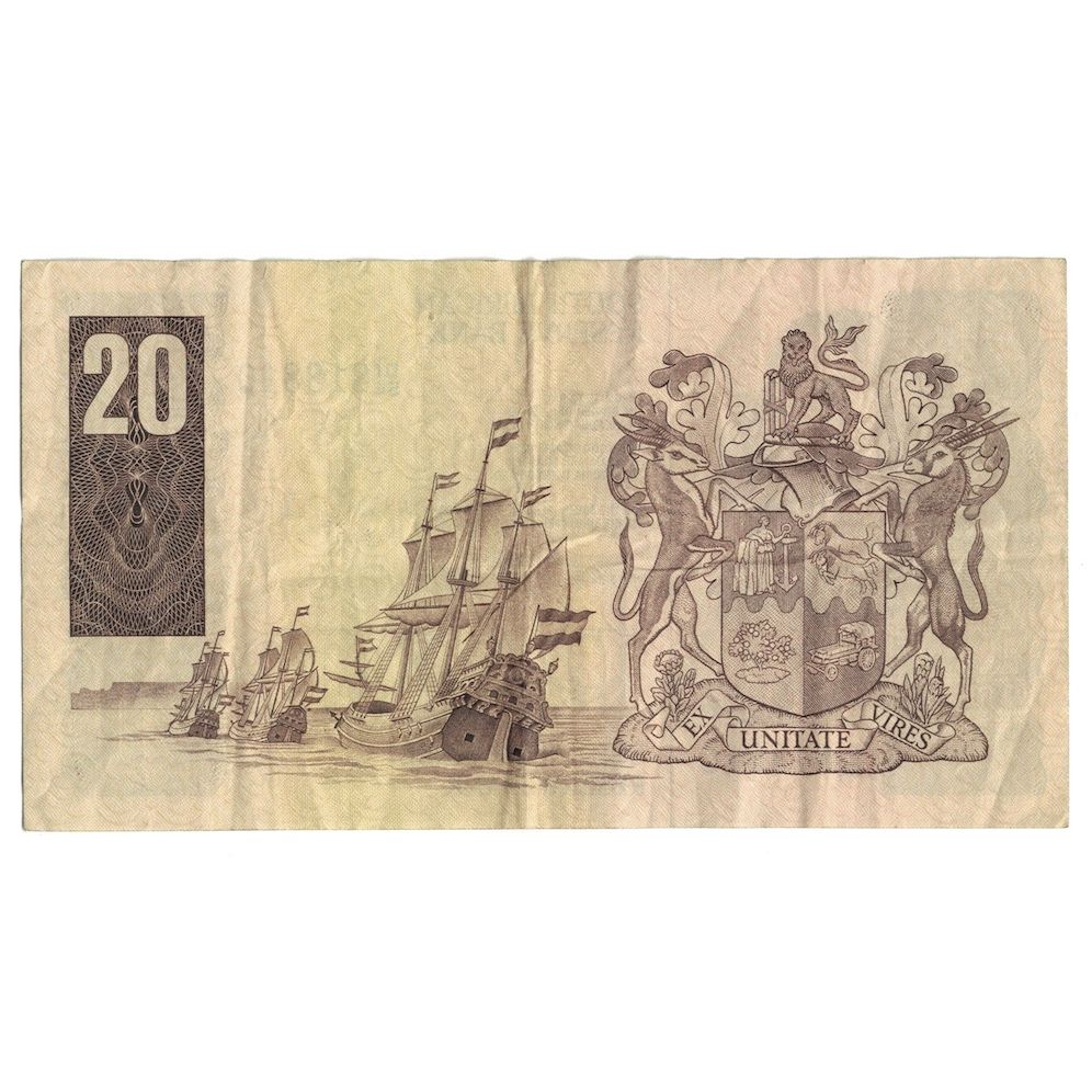 Banknote, South Africa, 20 Rand, 1978-1981, KM:121a, AU(50-53)