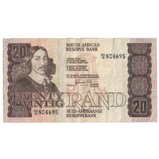Nota, África do Sul, 20 Rand, 1978-1981, KM:121a, AU(50-53)
