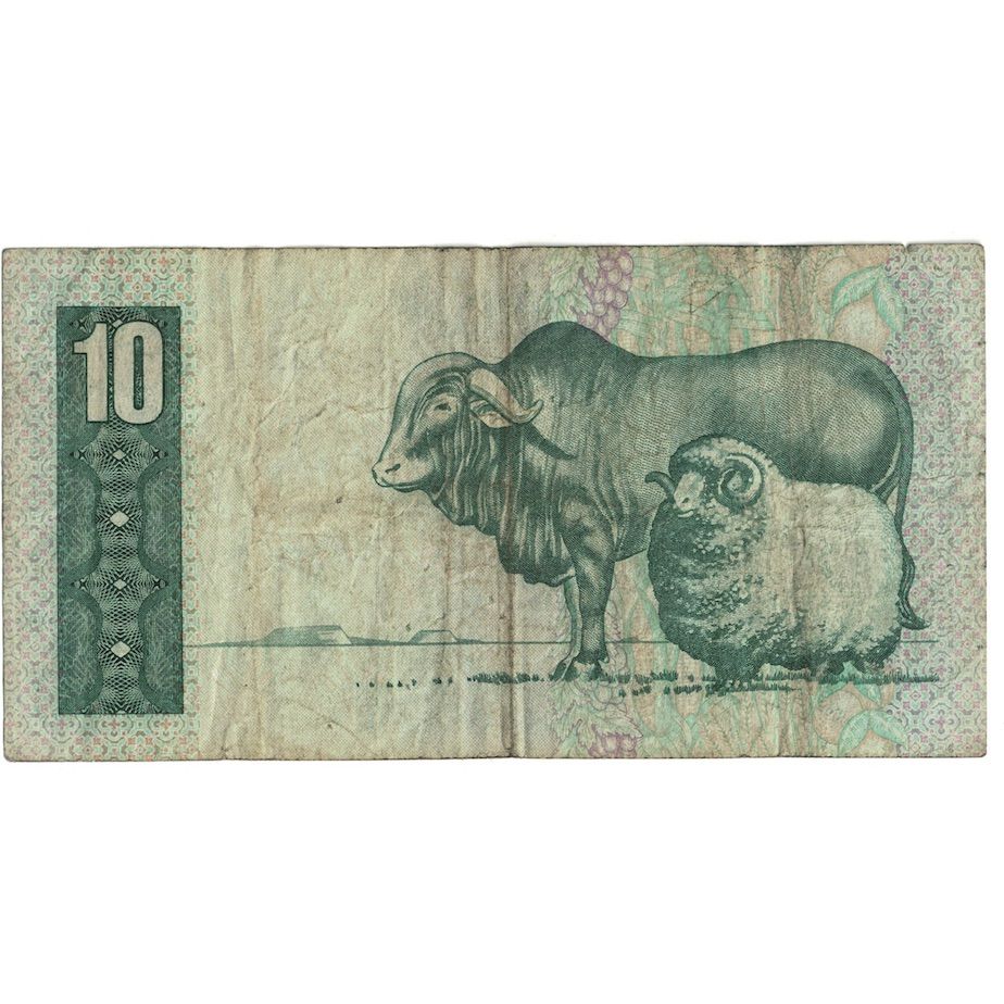 Banknote, South Africa, 10 Rand, 1982-1985, KM:120c, AU(50-53)