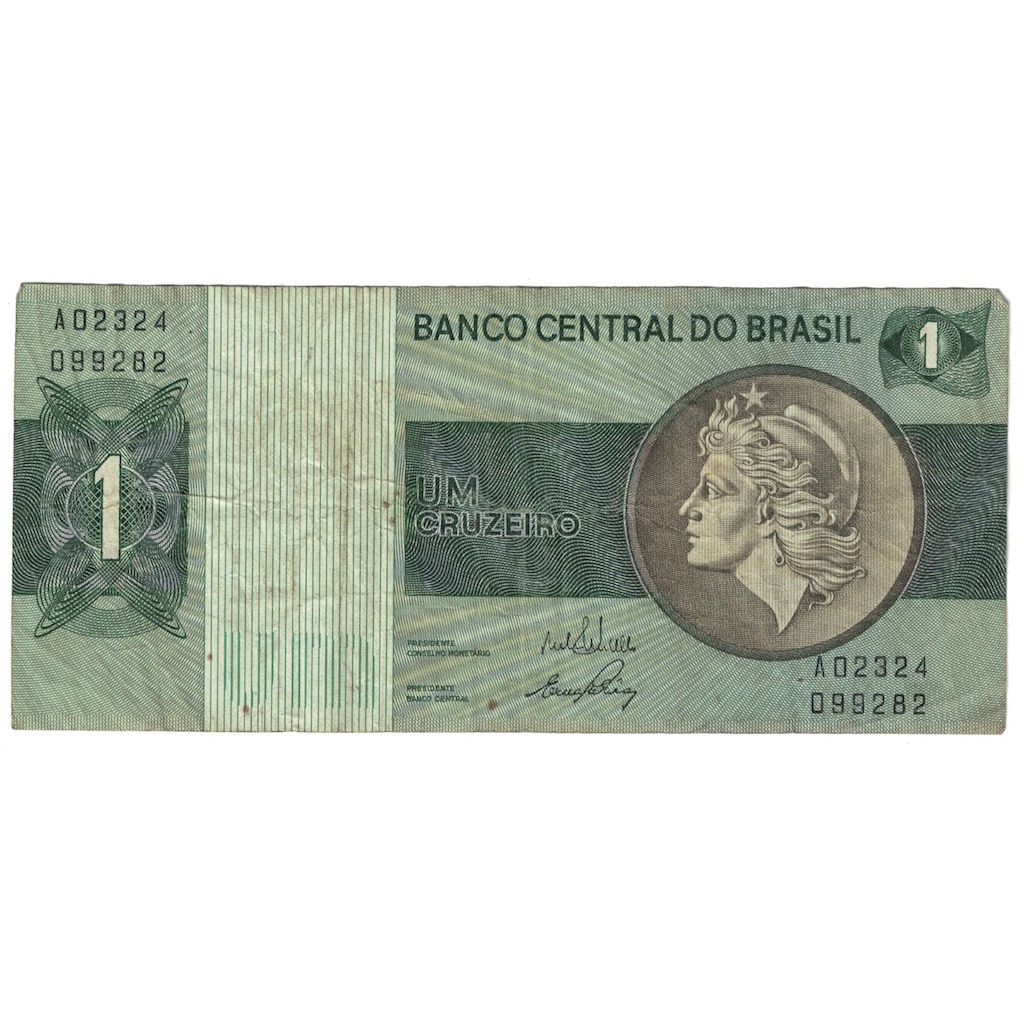 Banconote, Brasile, 1 Cruzeiro, Undated (1970-1972), KM:191a, BB