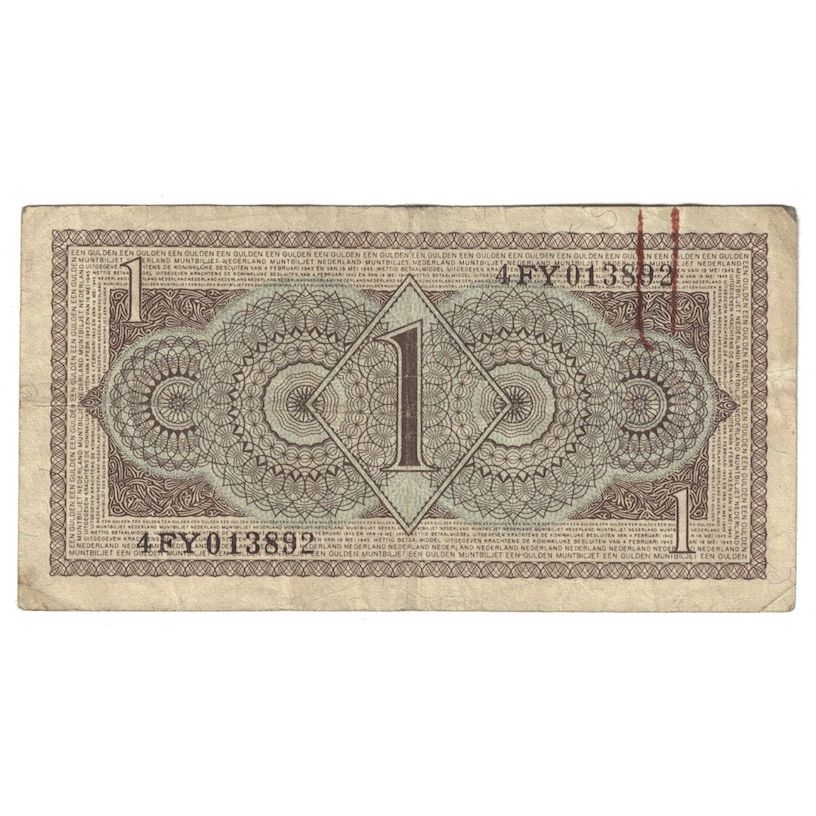 Banknot, Holandia, 1 Gulden, 1949, KM:72, VF(30-35)