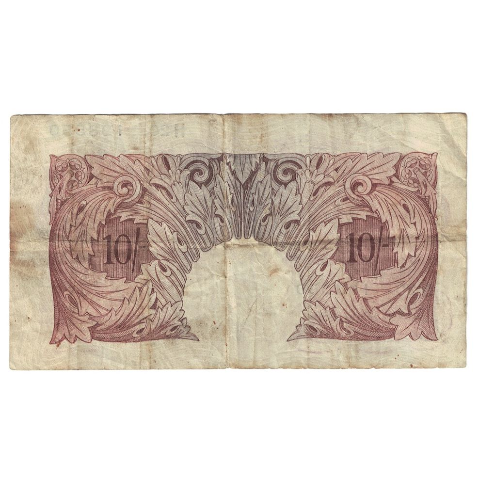 Banknote, Great Britain, 10 Shillings, Undated (1948-1949), KM:368a, VF(20-25)