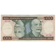 Banknote, Brazil, 1000 Cruzeiros, 1985, KM:201c, VF(30-35)