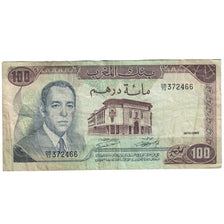 Banknote, Morocco, 100 Dirhams, 1970/AH1390, KM:59a, VF(20-25)