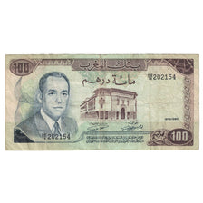 Banknot, Maroko, 100 Dirhams, 1970/AH1390, KM:59a, VF(20-25)