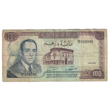 Banknote, Morocco, 100 Dirhams, 1970/AH1390, KM:59a, F(12-15)