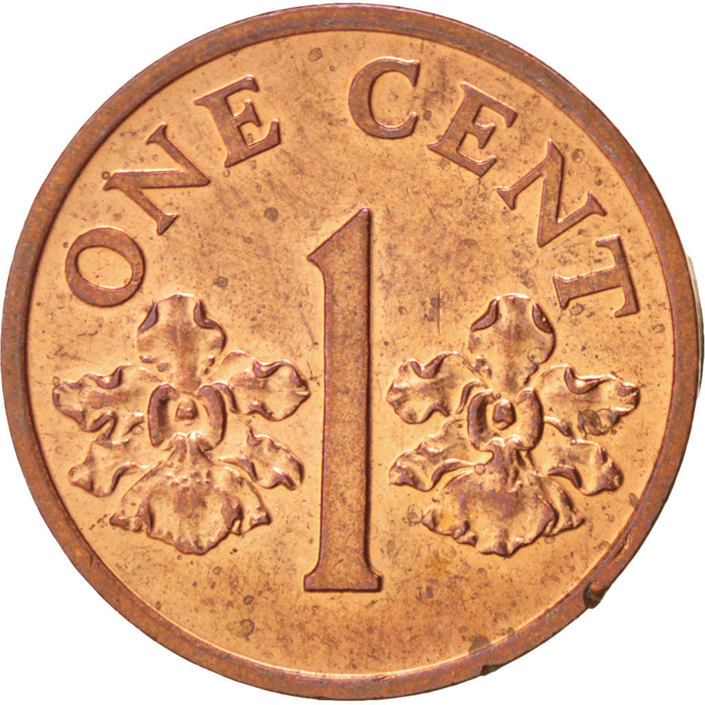 Coin, Singapore, Cent, 1990, British Royal Mint, MS(64), Bronze, KM:49