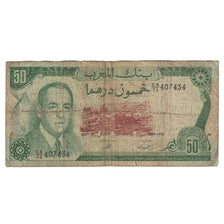 Billete, 50 Dirhams, 1985/AH1405, Marruecos, KM:58b, RC