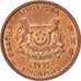 Monnaie, Singapour, Cent, 1995, British Royal Mint, SPL, Bronze, KM:49