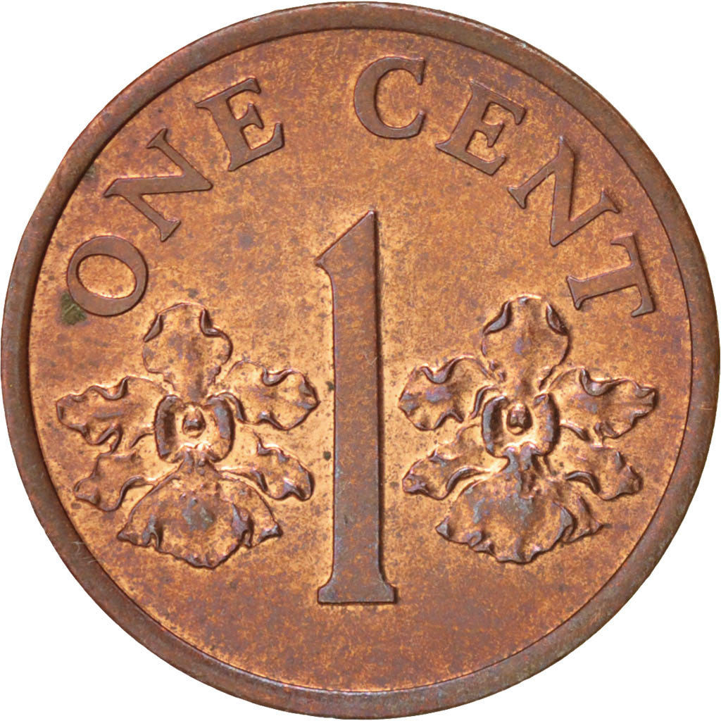 Coin, Singapore, Cent, 1995, British Royal Mint, MS(63), Bronze, KM:49