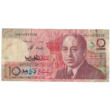Banknote, Morocco, 10 Dirhams, 1987/AH1407, KM:63a, VF(30-35)