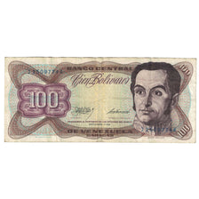 Billete, 100 Bolivares, 1981, Venezuela, 1981-09-01, KM:55g, BC+